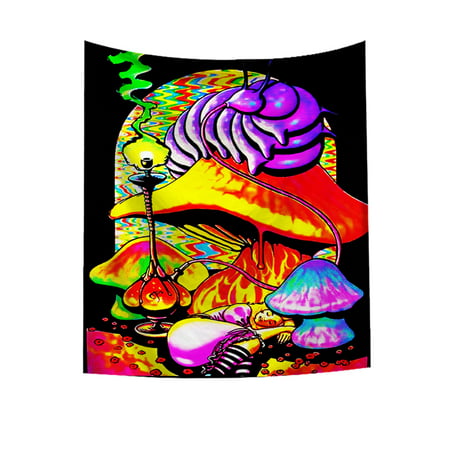 Psychedelic Printing Background Cloth Painting Wall Hanging Home Decor Tapestry 